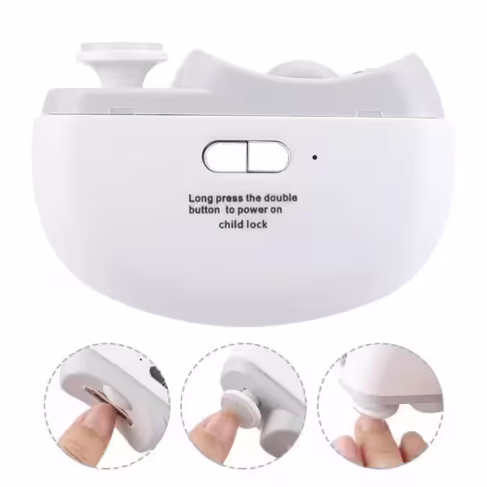 ناخن گیر و سوهان برقی و شارژی دوکاره نیل MULTIFUNCTIONAL ELECTRIC NAILMACHINE وارداتی