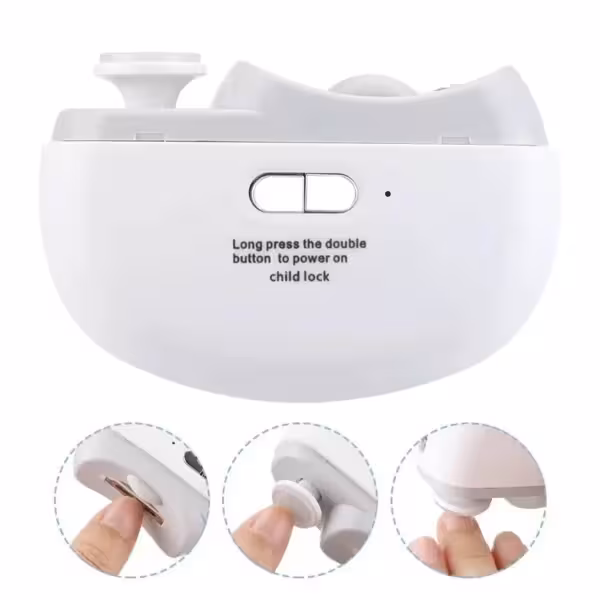 ناخن گیر و سوهان برقی و شارژی دوکاره نیل MULTIFUNCTIONAL ELECTRIC NAILMACHINE وارداتی
