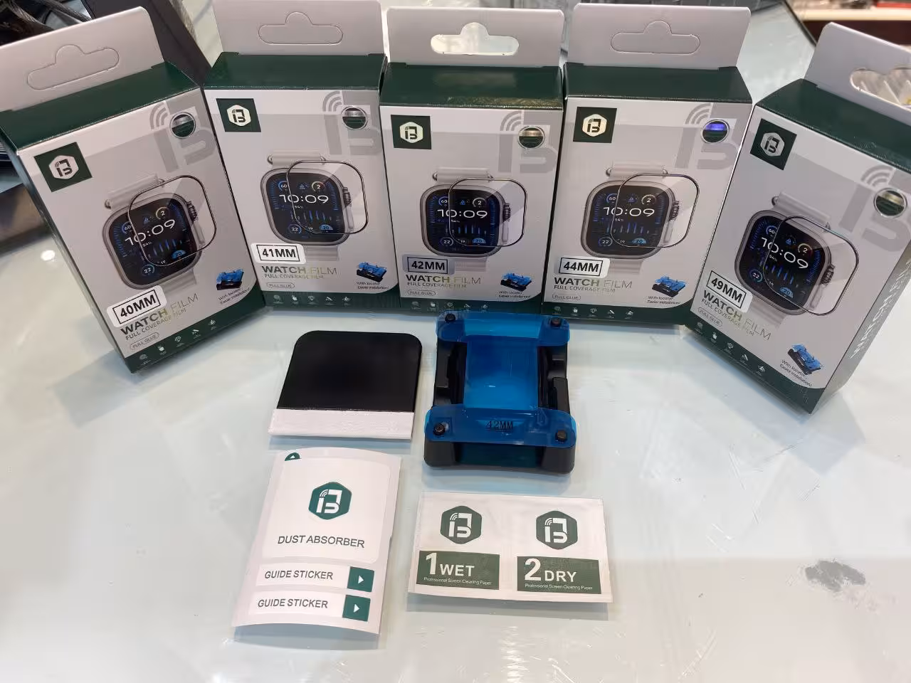 گلس اپل واچ 49MM برند RESKIN