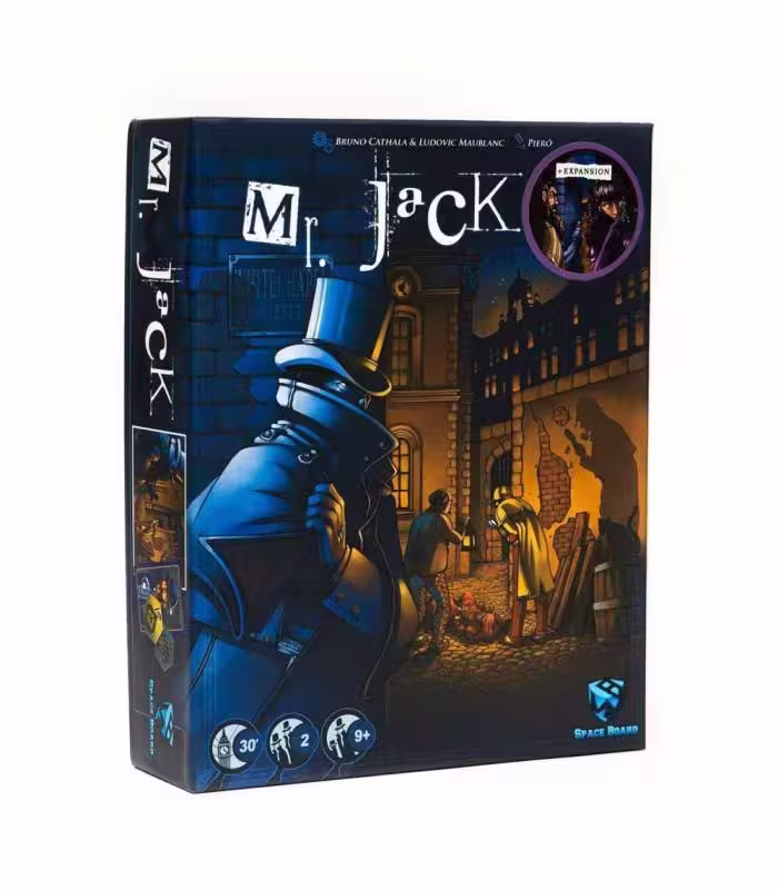 بازی ایرانی آقای جک نسخه لندن با افزونه Mr. Jack   exp