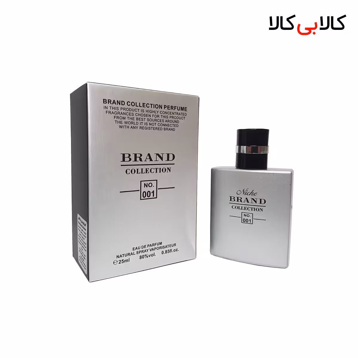 عطر جیبی برند کالکشن کد NO 001 مردانه حجم 25 میلی لیتر