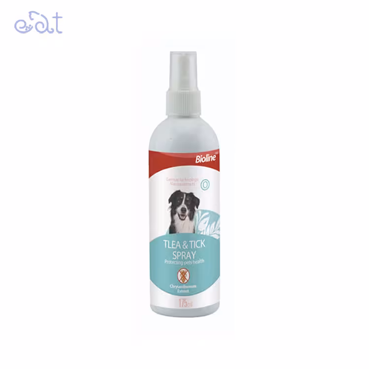 اسپری ضد کک و کنه سگ بایولاین مدل Bioline Cat Flea & Tick Spray حجم 175 میلی لیتر
