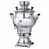 سماور گازسوز عالی نسب مدل نقشینه سیمین 6 لیتری