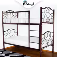 تخت خواب فلزی دو طبقه آنیسا مدل S270