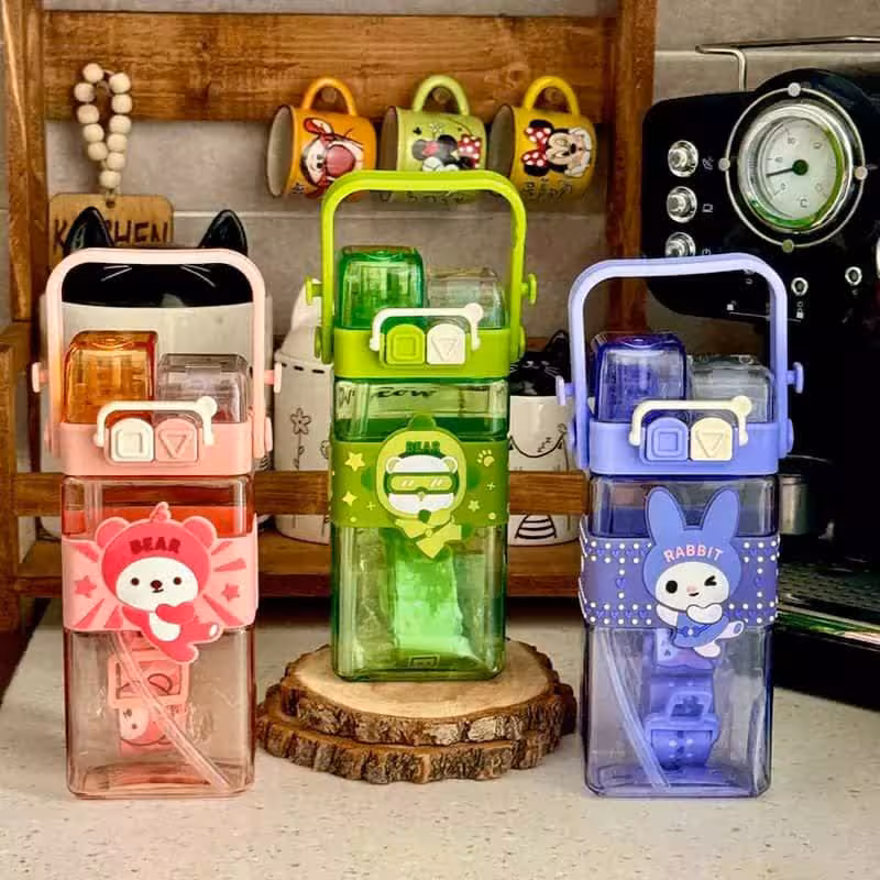 قمقمه فانتزی بچگانه ژاپنی طرح حیوانات