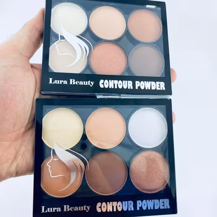 پالت کانتور  و هایلایتر 6 رنگ لورا بیوتی 