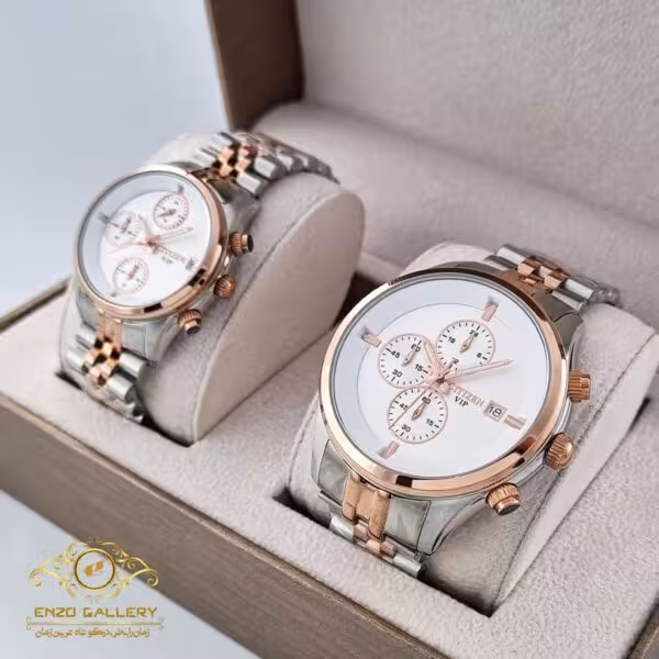 ساعت مچی سیتیزن فلزی ست سه موتوره کرنوگراف جدید CT231