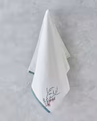 حوله صورت انگلیش هوم طرح Flower سایز 50*80 سانتی متر