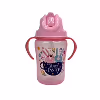 لیوان نی دار کودک مام لاو Mumlove طرح دار فانتزی 350 میلی لیتر