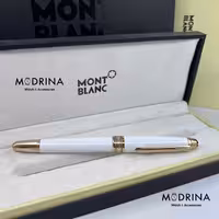 خودکار مون بلان طلایی سفید MontBlanc
