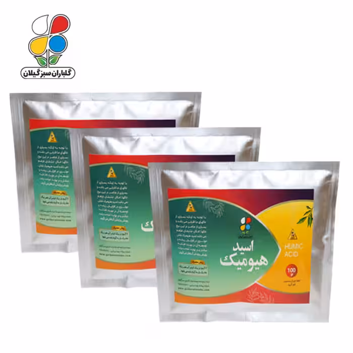 اسید هیومیک پودری 100 گرمی بسته سه عددی