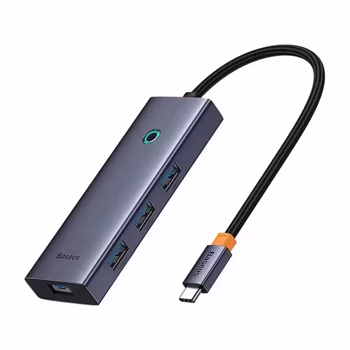 هاب 4 پورت بیسوس با خروجی تایپ سی مدل Baseus USB Hub Ultrajoy Type-C