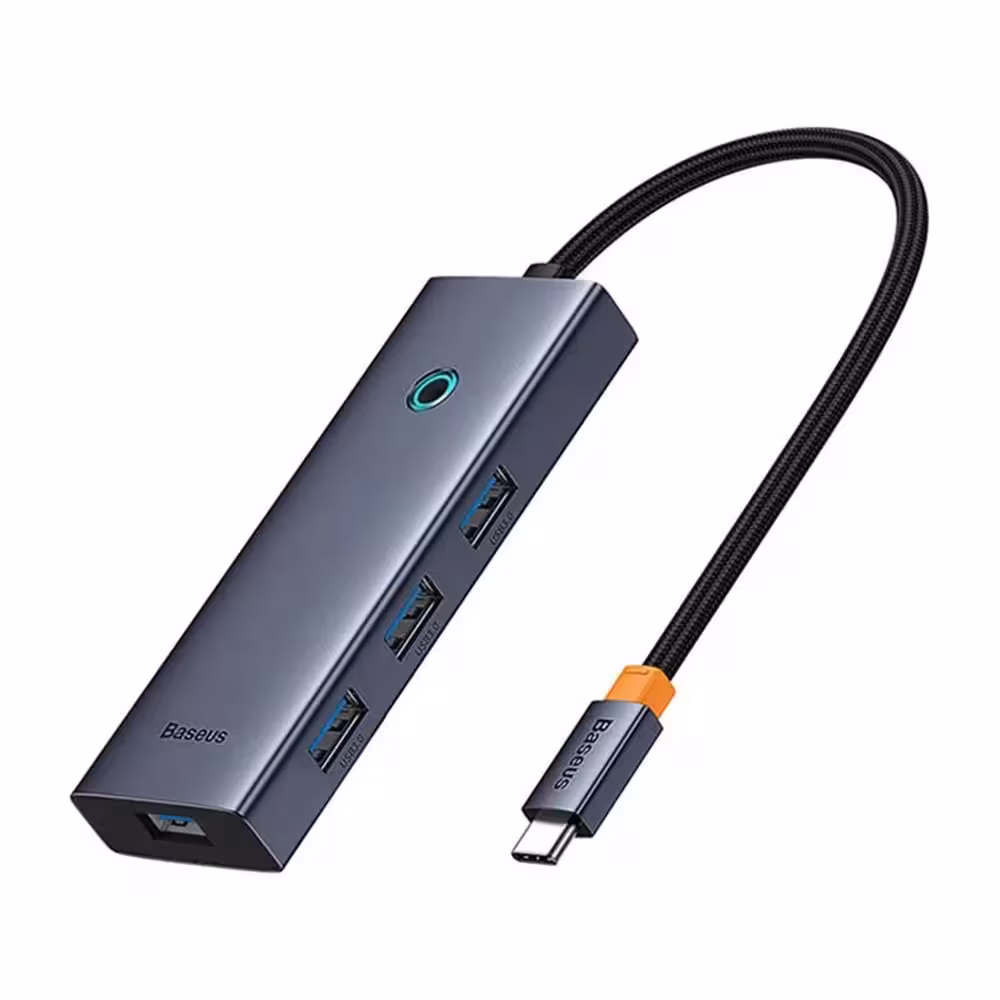 هاب 4 پورت بیسوس با خروجی تایپ سی مدل Baseus USB Hub Ultrajoy Type-C