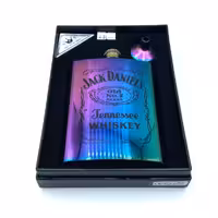 قمقمه جیبی تک استیل هفت رنگ مدل جک دنیلز کد L510073