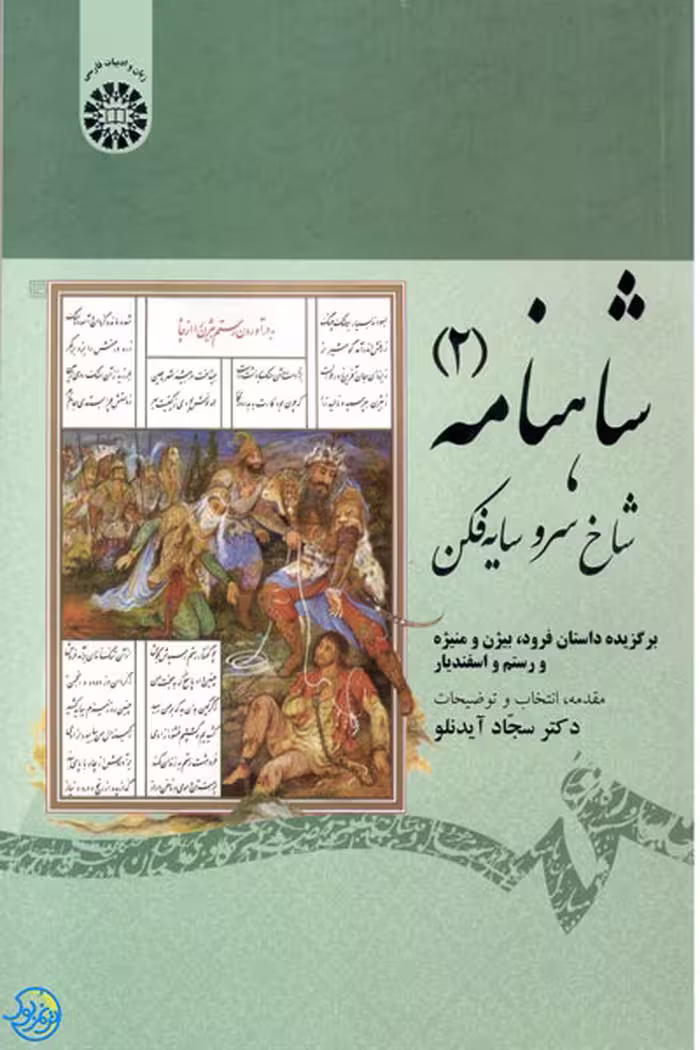 کتاب شاهنامه 2 شاخ سرو سایه‌ فکن اثر سجاد آیدنلو نشر سمت