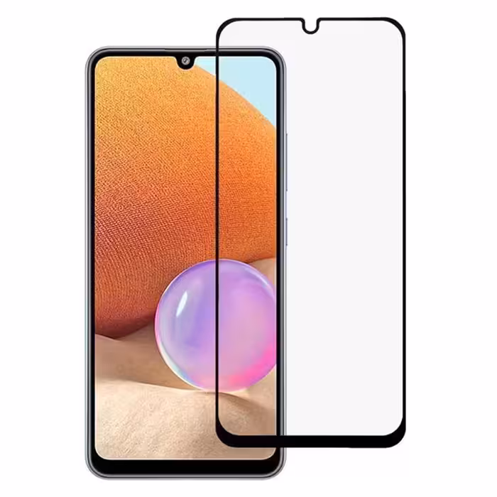 گلس تمام صفحه و تمام چسب سامسونگ Samsung Galaxy A32 4G Full Glass Screen Protector