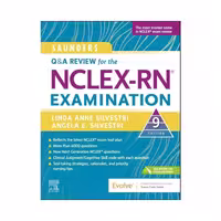 Saunders Q & A Review for the NCLEX-RN® Examination 9th 2025 (وزیری،جلد نرم ، رنگی)