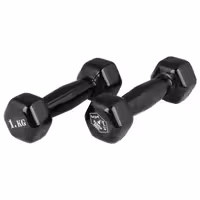 دمبل ایروبیک روکش دار پویا کد 1627 وزن 1 کیلوگرمی بسته 2 عددی