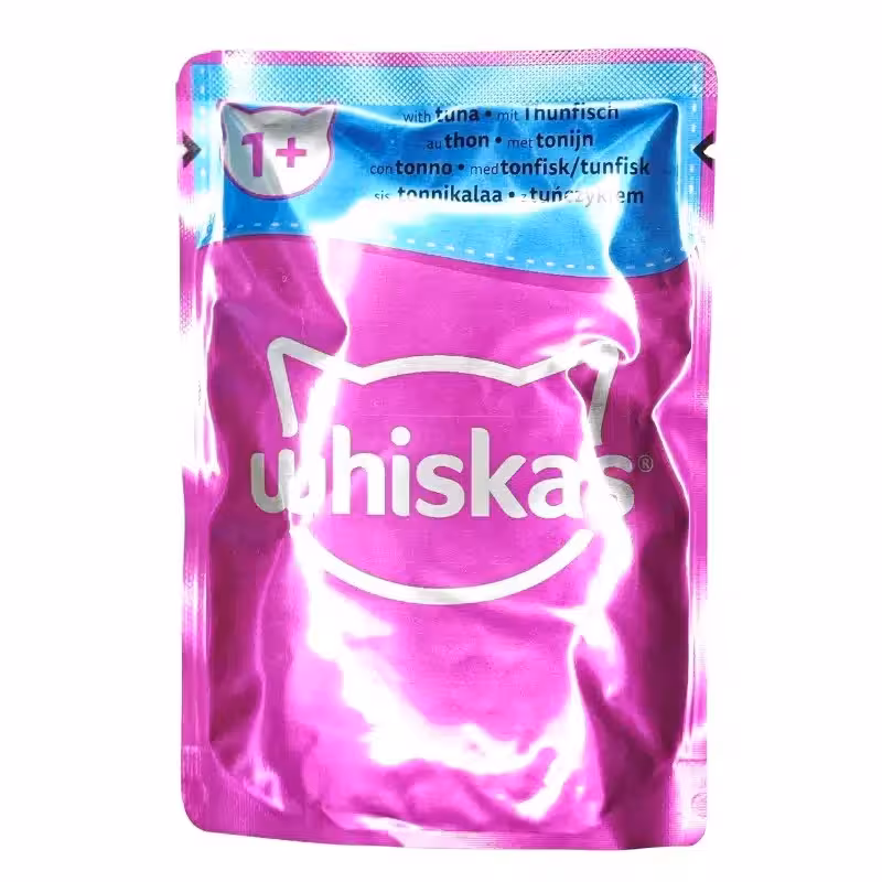 پوچ گربه ویسکاس طعم ماهی تن در ژله 85گرم