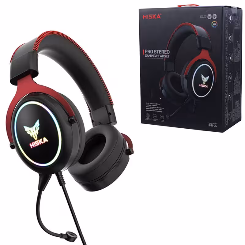 هدست گیمینگ سیم دار هیسکا مدل GHR-05