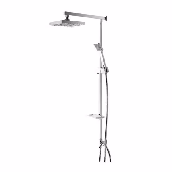 علم دوش دوکاره (یونیورست) درخشان مدل آتوسا 104 فلت کروم