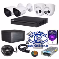 پکیج دوربین مداربسته  داهوا شماره 43- 4دوربین 2مگاپیکسل حرفه ای 