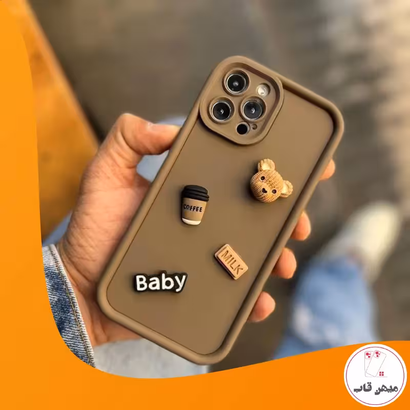 قاب گوشی آیفون Coffee Solid - کد (1177)