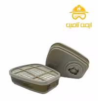 فیلتر ماسک ایمنی 3m نوار زیتونی مدل 6006 | بسته 2 عددی