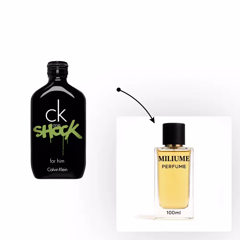 اسانس عطر Ck One Shock برند RenneTouch - کد 1585 - سی کی وان شوک 100ML - میلیوم پرفیوم