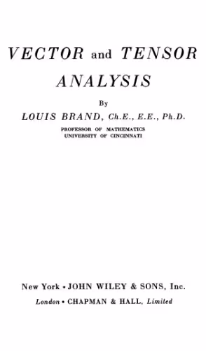 خرید و دانلود نسخه کامل کتاب Vector and tensor analysis