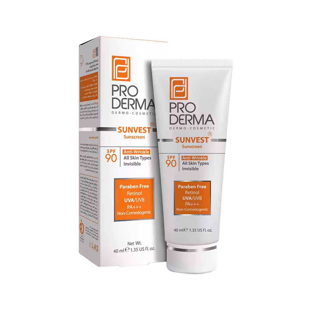 کرم ضد آفتاب و ضد چروک پرودرما SPF90 حجم 40 میلی لیتر