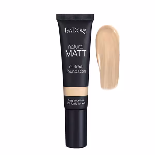 کرم پودر ایزادورا مدل Natural Matt حجم 35 میل