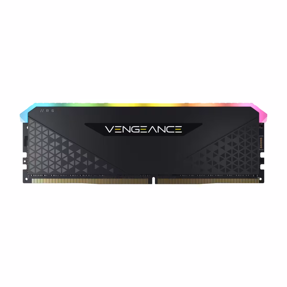 رم کامپیوتر DDR4 تک کاناله 3200 مگاهرتز CL16 کورسیر مدل VENGEANCE RGB RS ظرفیت 16 گیگابایت
