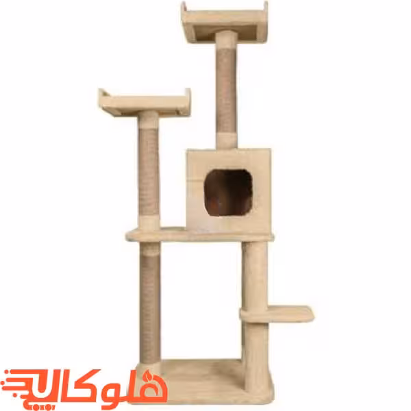 درخت گربه و اسکرچر مدل پنبه ضمانت 6ماهه هلو کالا