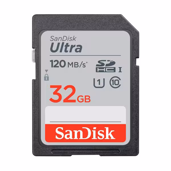 کارت حافظه SD سن دیسک مدل SanDisk 32GB Ultra SDHC UHS-I 120MB/s