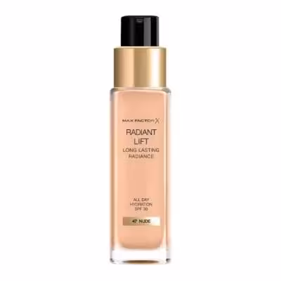 کرم پودر مکس فکتور MAX FACTOR مدل Radiant Lift شماره 47 NUDE حجم 30 میلی لیتر