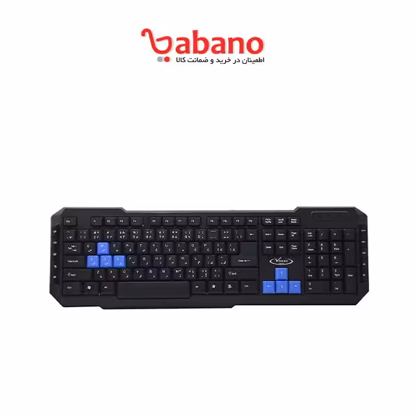 کیبورد ونوس مدل PV-K168 با حروف فارسی