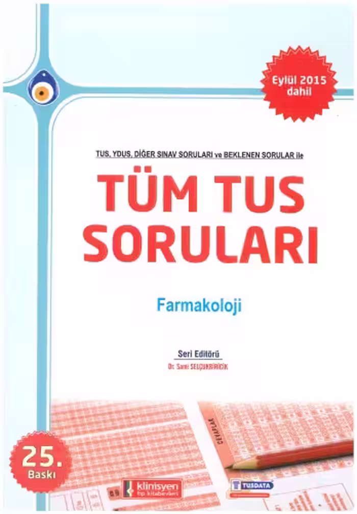خرید و دانلود نسخه کامل کتاب Tüm Tus Soruları Farmakoloji Soruları