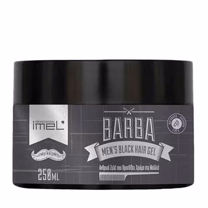 ژل حالت دهنده مو باربا ایمل Black Hair Gel حجم 250 میل