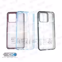 قاب گوشی موتورولا G84 کاور پشت شفاف دور رنگی مدل Motorola G84 5G