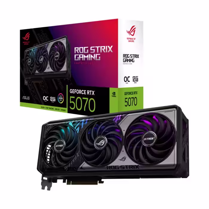 کارت گرافیک ایسوس ROG Strix GeForce RTX 5070 OC Edition 12GB