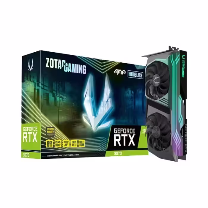 کارت گرافیک زوتک مدل Zotac Gaming GeForce RTX 3070 AMP Holo LHR 8GB