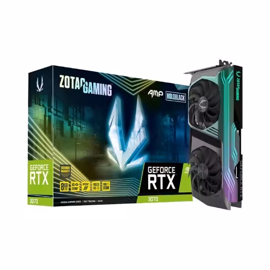 کارت گرافیک زوتک مدل Zotac Gaming GeForce RTX 3070 AMP Holo LHR 8GB
