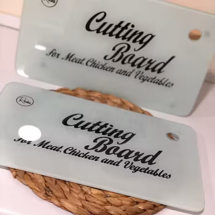 تخته گوشت شیشه ای رایکا نشکن وضد خش زیبا وشیک