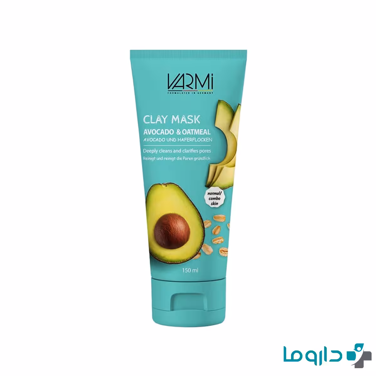 ماسک صورت خاک رسی جو و آووکادو وارمی