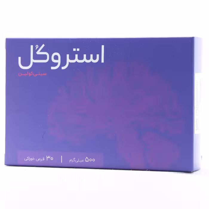 قرص استروکل سیتی کولین 500 میلی گرم اشبال شیمی 30 عددی