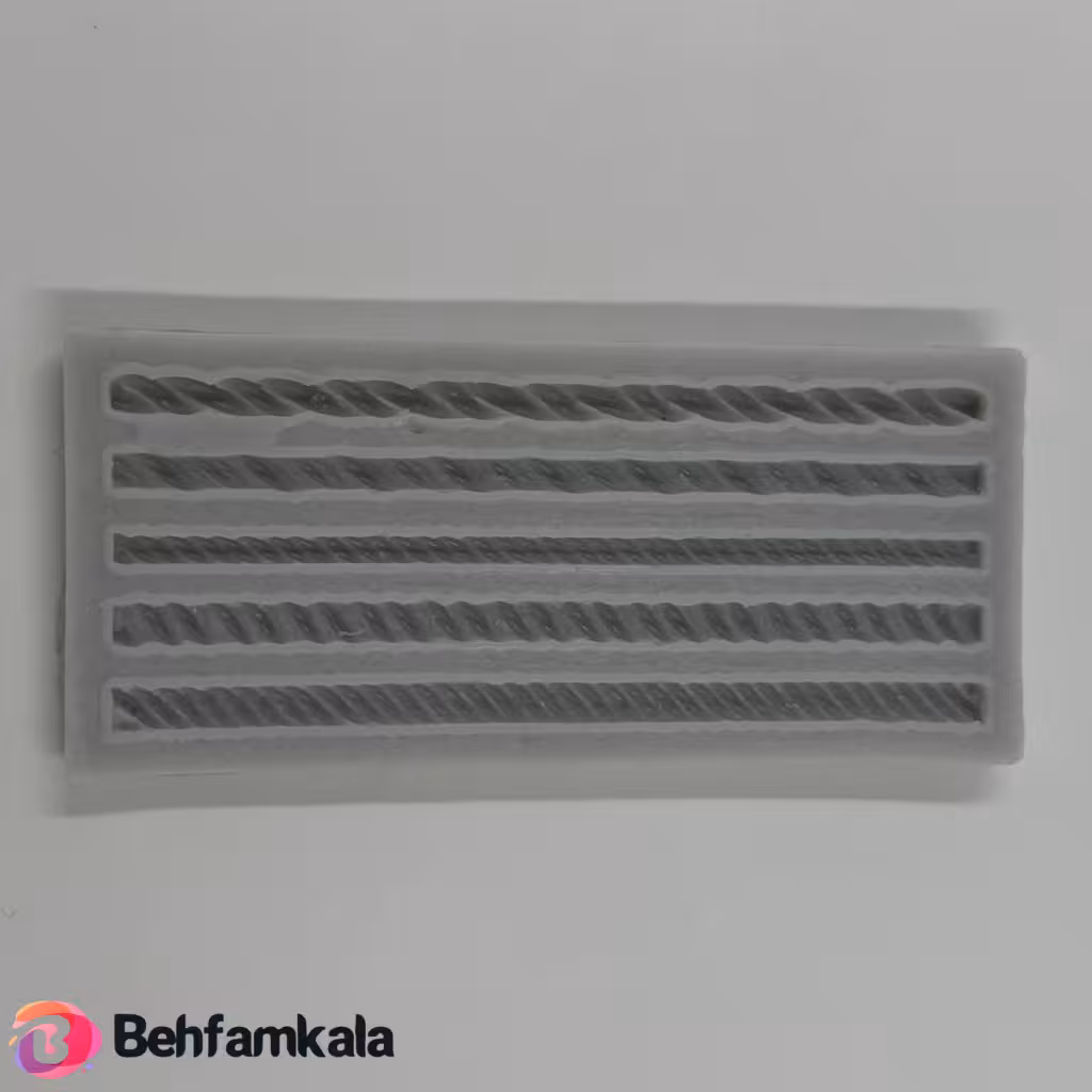 قالب سیلیکونی حاشیه نواری