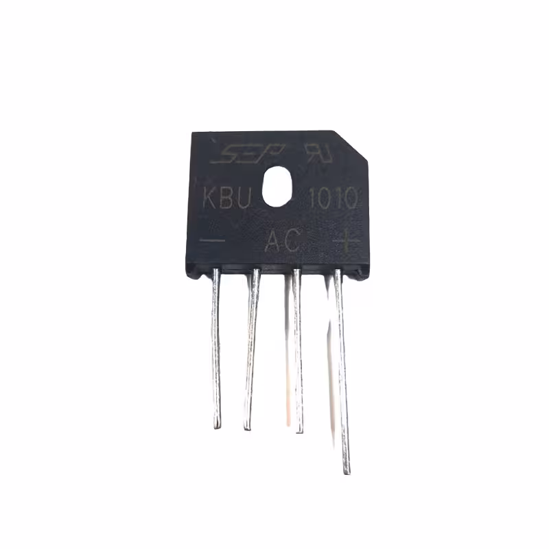 پل دیود شانه ای 10 آمپر 1000 ولت KBU1010
