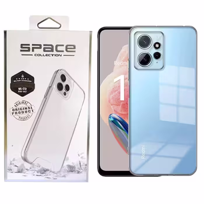 قاب ژله ای شفاف مدل Space برای (xiaomi note 12 (4G