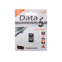فلش 64 گیگ دیتا پلاس Data  Carbon Black USB3.1